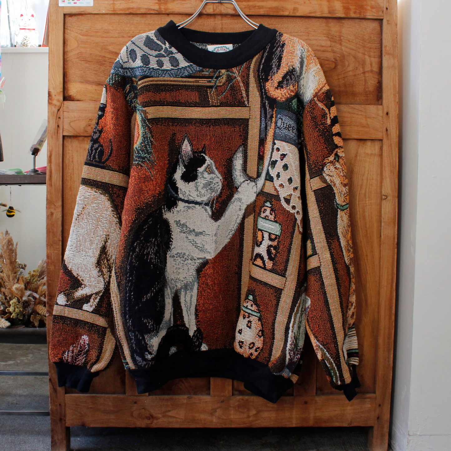 Vintage Cats Sugar Street Weavers offers Sweater