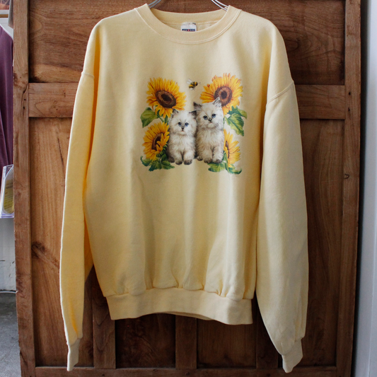 Sunflower Cats with Bee Sweat / 90s