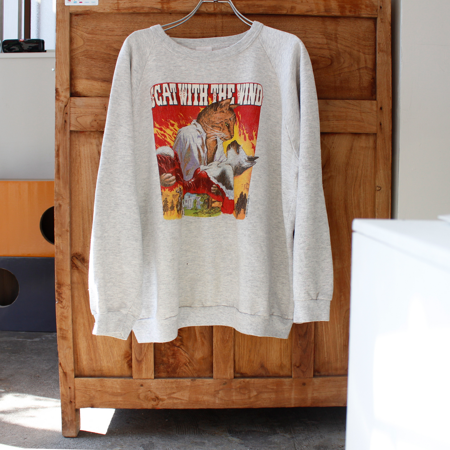 HEP CAT "SCAT WITH THE WIND" Sweat / 90s / Made in USA