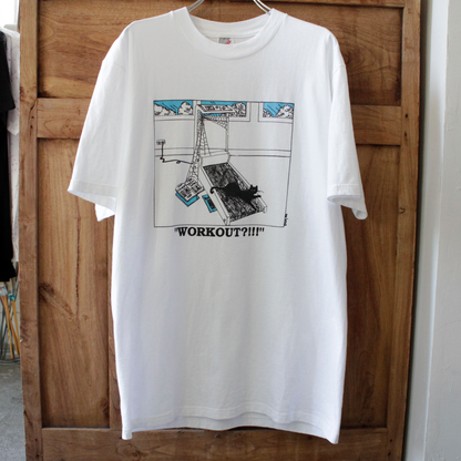 WORKOUT?!!! Tee / 90s / Made in USA