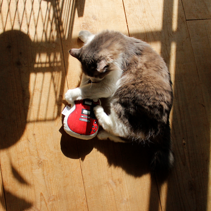 Guitar Cat Toy / Yellow